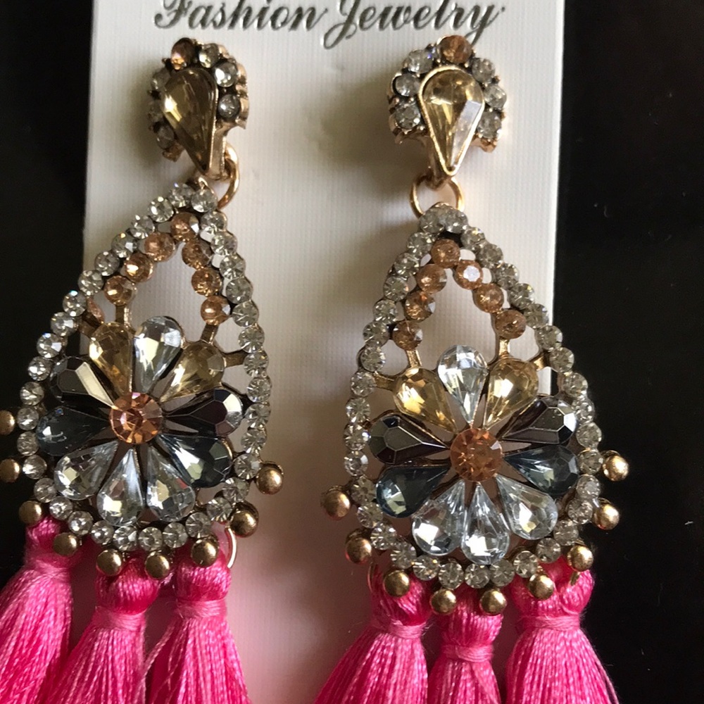 Bohemian Tassel Earrings - Picture 5 of 7